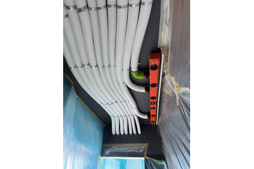 Низкопрофильные пластиковые воздуховоды и линейный диффузор скрытого монтажа Blizzard Lufttechnik (Германия)