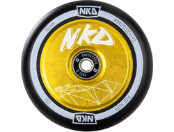 Купить колесо NKD Metal Pro (Gold) 100 для трюковых самокатов в Иркутске