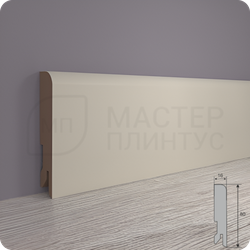 Плинтус МДФ Лука Пл 80 кварц грей