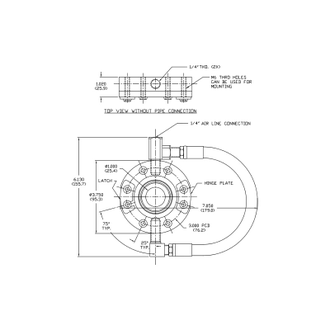 Воздушный кольцевой нож Nex Flow Ring Blade 20001, 20001X, 20001XS-316L