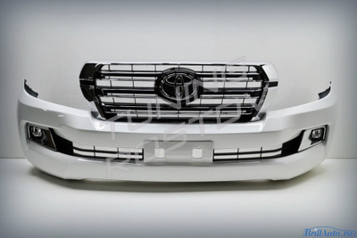 Бампер Toyota Land Cruiser 200 2007-2015 в стиле 2016+