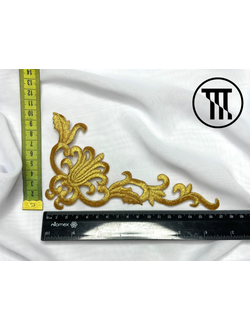 Термоаппликации, цв. Золото 24683 (зеркальные)