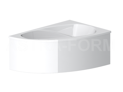 Astra-Form ванна Тиора правосторонняя 155/105 см белая