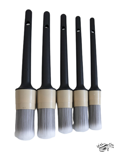 Кисточки с мягким искусственным ворсом 5 шт Au-259