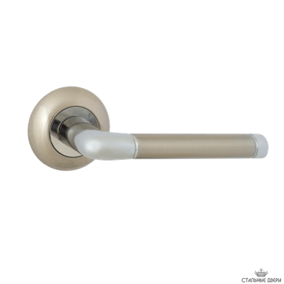 Ручка на круглом основании VETTORE R07.055 SN/CP (Сатин/Хром)