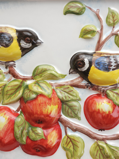 Синички (панно)