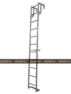 Лестница навесная алюминиевая 3450
