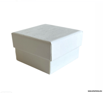 Коробка ювелирная для кольца Квадрат 5 x 5 см h - 3 см Молочный