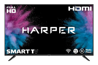 Телевизор Harper 43F670TS, 43", Full HD, Smart TV Черный
