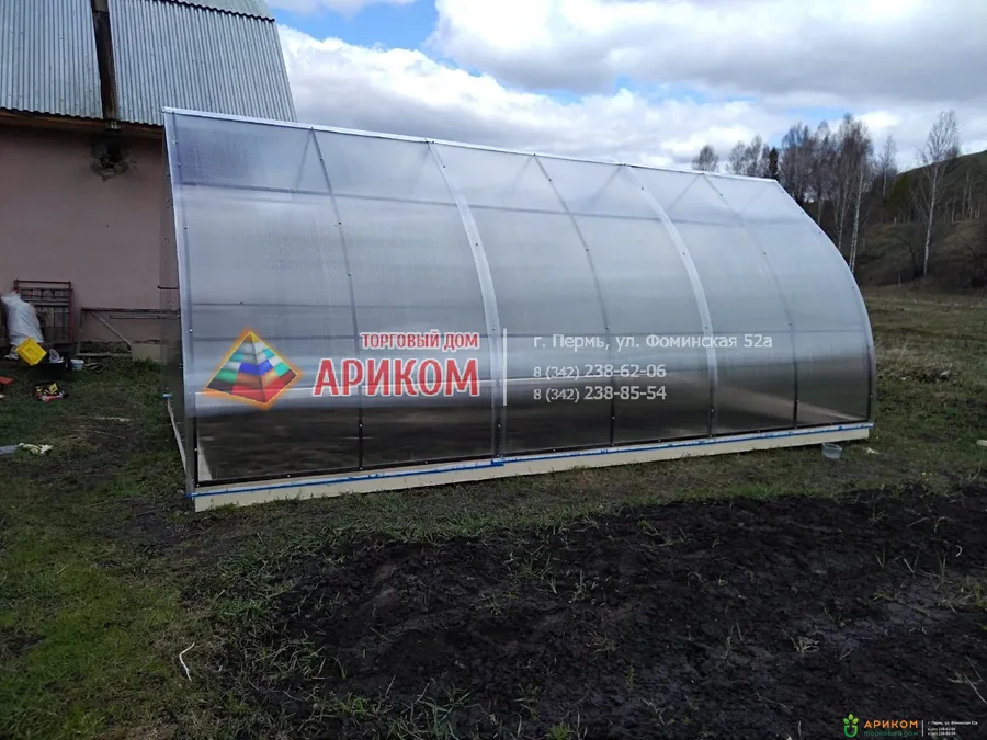 Теплицы и сотовый поликарбонат в Перми от Ариком