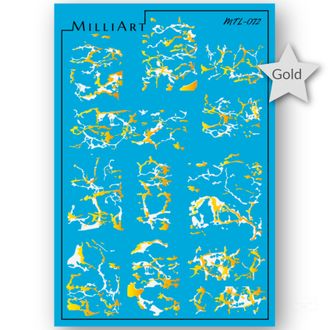 Слайдер-дизайн MilliArt Nails Металл MTL-072