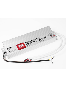 Герметичный блок питания 300W 12V IP67 Extra Slim (12V/25A/300W) (4LED/IP67 металл/1 год)
