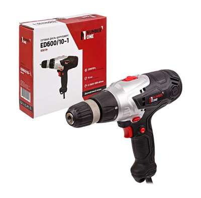 Дрель-шуруповерт NUMBER ONE  ED600/10-1 (2 скорости)