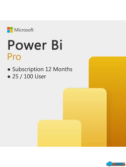 POWER BI PRO 25 пользователей 1 год - лицензионный ключ