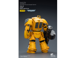 Терминатор Имперских Кулаков (Warhammer 40K) - КОЛЛЕКЦИОННАЯ ФИГУРКА 1/18 Imperial Fists Terminator with Power Fist and Assault Cannon (JT03172) - JOYTOY