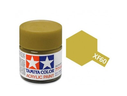 Tamiya: Краска акриловая XF-60 " Dark Yellow"
