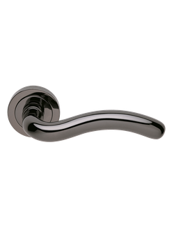 Дверные ручки Morelli Luxury SNAKE NIN Цвет - Черный никель