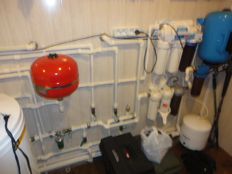 Монтаж станции водоснабжения