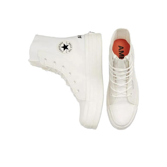 Кеды Converse x Ambush Pro Leather кожаные белые высокие