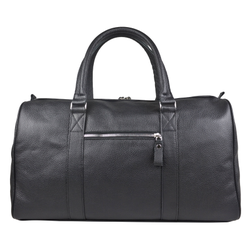 Кожаная дорожная сумка Noffo black (арт. 4018-01)