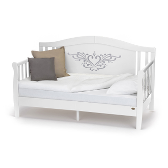 Подростковая кровать Nuovita Stanzione Verona Div Cuore Bianco/Белый