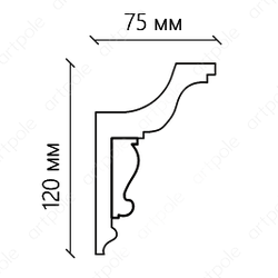 Карниз орнаментальный SK155N (наборный)