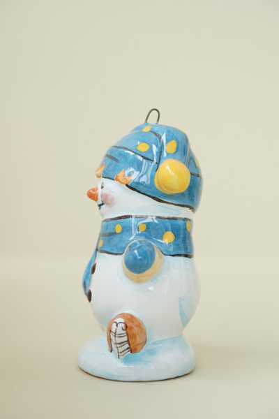 Снеговик на коньках (спортсмен)