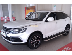 Пороги с накладным листом d53 для Zotye Coupa (2018-...)