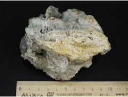 Кальцит, Кварц, включения других минералов, Белореченское месторождение, Адыгея, Северный Кавказ, Россия (90*70*65 мм, вес: 247 г) №21510