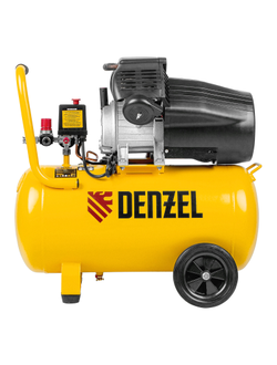 Компрессор воздушный DCV2200/50, прямой привод, 2.2 кВт, 50 литров, 380 л/мин Denzel
