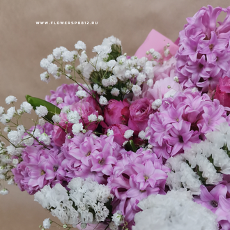 Букет цветов с Гиацинтами