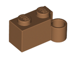 Hinge Brick 1 x 4 Swivel Base, Medium Nougat (3831 / 6102967)