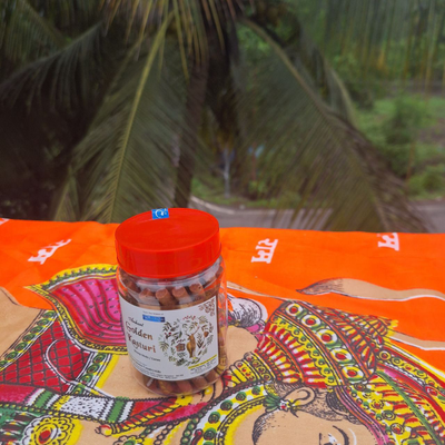 Натуральные ароматические благовония безосновные (палочки 100 грамм) "Golden Kasturi" ЭКСКЛЮЗИВНЫЕ ВОЛШЕБНЫЕ благовония ручной работы , направленные на очищение и энергетическое восстановление