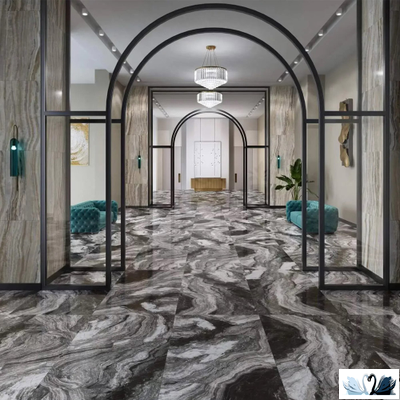 Керамогранит Kerama Marazzi Ониче 119,5х238,5 см серый темный лаппатированный, SG595922R