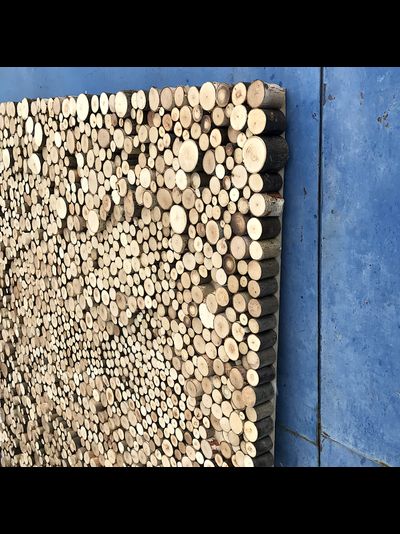 3D панно из мелких спилов