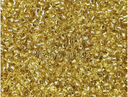 toho 15/0 22 Silver- Transparent Silver Lined Lt Topaz / Прозрачный светлый топаз с серебряной л