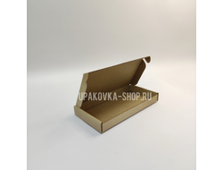 Коробка с откидной крышкой 180*90*20 мм БУРЫЙ