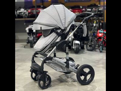 Детская коляска 3 в 1 Luxmom 558 Серый