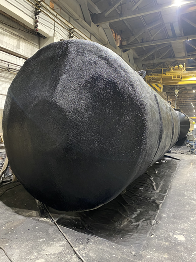 Теплоизоляция емкости, цистерны, резервуара, бака пенополиуретаном