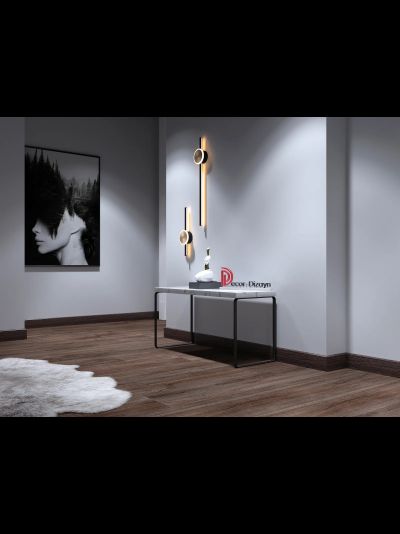 Напольный плинтус Decor-Dizayn 706-81SH, влагостойкий, ударопрочный, 2,4 метра