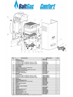 Газовая колонка BaltGaz 11 13 15 Comfort