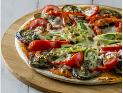 Пицца вегетарианская с баклажаном