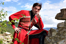 Грузия Georgia грузин в национальном костюме