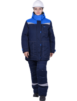 Костюм КМ-10 ЛЮКС (3-4 класс) женский, зимний