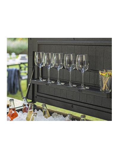 Стол-бар (Patio Cooler &amp; Beverage Cart) серый