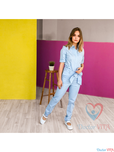 Комбинезон DOCLIKE DL615 голубой