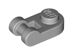 Plate, Round 1 x 1 with Bar Handle, Light Bluish Gray (26047 / 6225246)