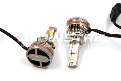 Aozoom P15 HB3-HB4-HIR2 (9005/9006/9012) с вентилятором, 12V 85W 10000Lm (комплект, 2шт)