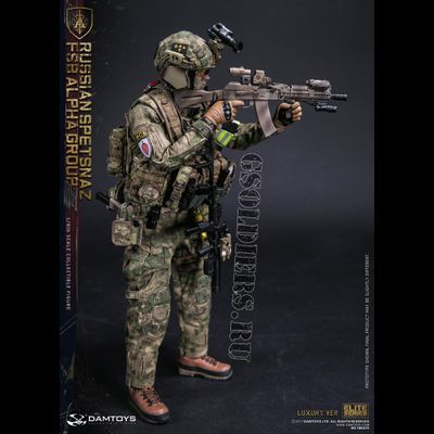 СПЕЦНАЗ "АЛЬФА" - коллекционная фигурка Дэмтойс 1/6 RUSSIAN SPETSNAZ FSB ALPHA GROUP LUXURY VER (78047A) - DAMTOYS
