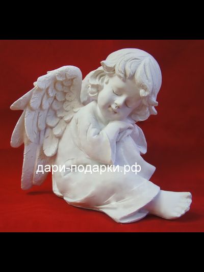 Ангел, спящий на коленке  24*20см   0,8 кг   полистоун Россия 1178//085011